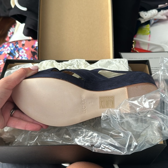 J.Crew Marcie suede wedges - Picture 3 of 3